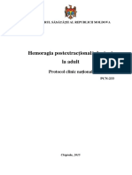 Protocol Hemoragia Postextractionala