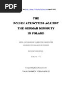 Hans Schadewaldt 1940 [the Polish Atrocitites Against the German Minority in Poland]