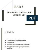 BAB 5. Pembangunan Jalur KA