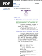Download SAP BASIS Tutorial 3 Unix  Linux - SAP BASIS Administration and Learning Tutorials by vlsharma7 SN53057376 doc pdf