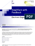Amplifiers With Feedback: Electronic Engineering