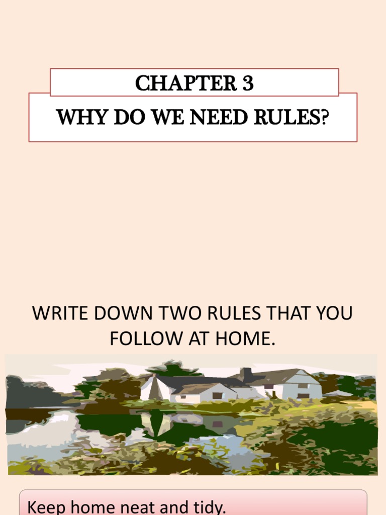 Why Do We Need Rules PDF
