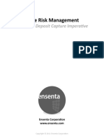 Agile Risk Management: A Remote Deposit Capture Imperati Ve