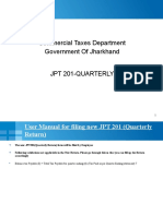 User Manual For Filing JPT 201