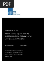 Download Pembuatan Peta Laut Kertas Beserta Penarikan Batas Wilayah Laut Secara Kartometrik by Ratih Destarina SN53058493 doc pdf