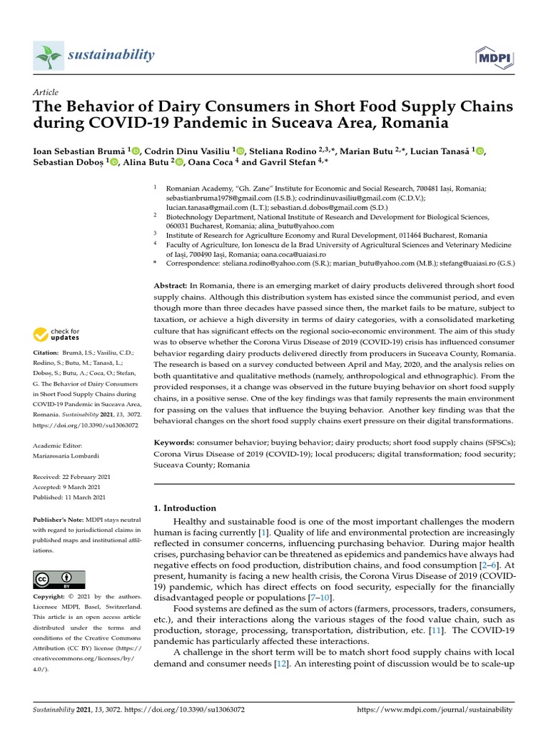 Sustainability 13 03072 v2 PDF Foods Ethnography