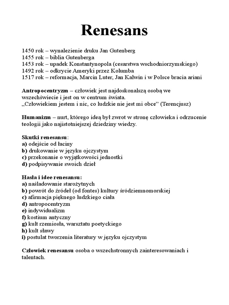 Renesans | PDF