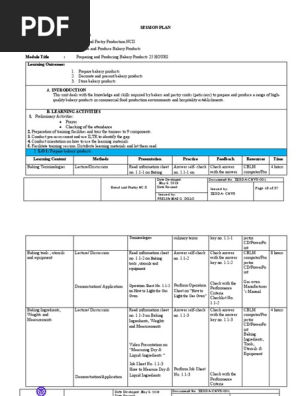 Session Plan