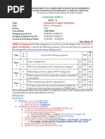 Department of Computer Science & Engineering: Assignment-WEEK-1