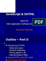 Javascript & DHTML