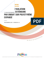 PACTE - Isolation Thermique Extérieur Par Enduit Sur Polystyrène Expansé