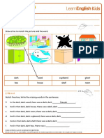 Short Stories Dark Dark Wood Worksheet