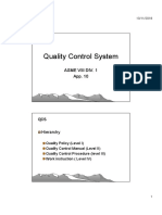 Quality Control System Quality Control System: Qcs Qcs