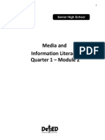Media and Information Literacy Quarter 1 - Module 2