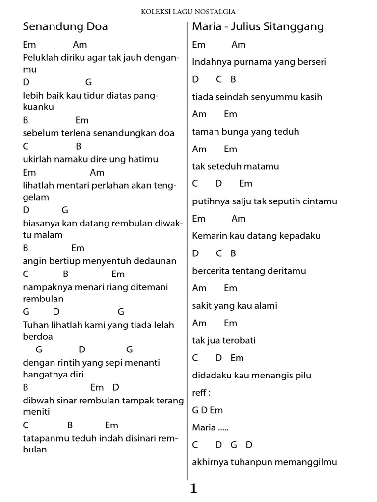 Koleksi Lagu Pdf