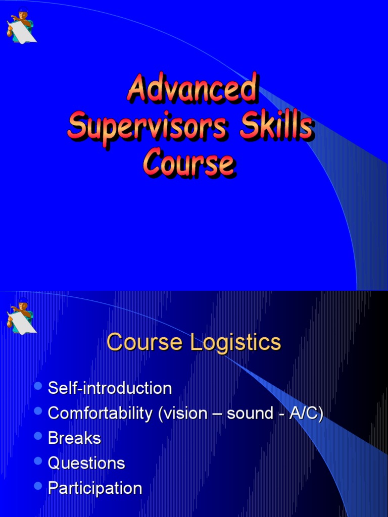 Advanced Supervisory Skills Training | PDF | Leadership | Human Resources