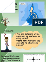 Aralin 1.2 (Pagtukoy Sa Lokasyon NG Pilipinas Gamit Ang Relatibong Lokasyon)