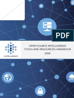 OPEN SOURCE INTELLIGENCE TOOLS
