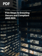 Five Steps To Ensuring Secure and Compliant AWS RDS 20200631