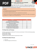 Face Prep TCS-Ninja Slot Analysis 14th Sep 2021 Slot 1