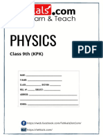 Physics: Class 9th (KPK)