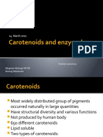 E.carotenoids and Enzymology