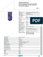 Telemecanique Inductive Proximity Sensors XS XS8C4A4DPP20 Document
