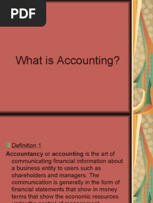 accounting