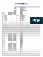 ASDA-B2 Servo: Parameter Code Parameter Value Unit Descriptions Default