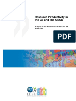 OECD (2011) Resource Productivity in The G8 and The OECD. A Report in The Framework of The Kobe 3R - Action Plan. PP 43