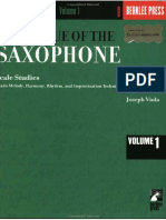Joseph Viola - Technique of the Saxophone - 1 - Scale Studies