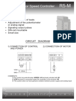 DC PWM Motor Speed Controller: Circuit Diagram