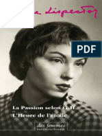Lheure de Létoile La Passion Selon G.H. by Clarice Lispector (Lispector, Clarice)