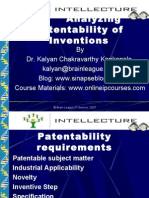 Analyzing Patentability of Inventions