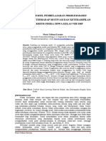 Learning (PBL) Terhadap Motivasi Dan Keterampilan: Pengaruh Model Pembelajaran Problem Based