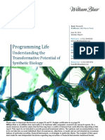 Programming Life: Understanding The Transformative Potential of Synthetic Biology