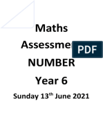 Number Paper - June 2021