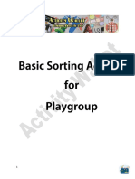 English Worksheets for Playgroup-By Activity Wallet