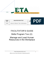 PA L5 - SP2 - Facilitator guide