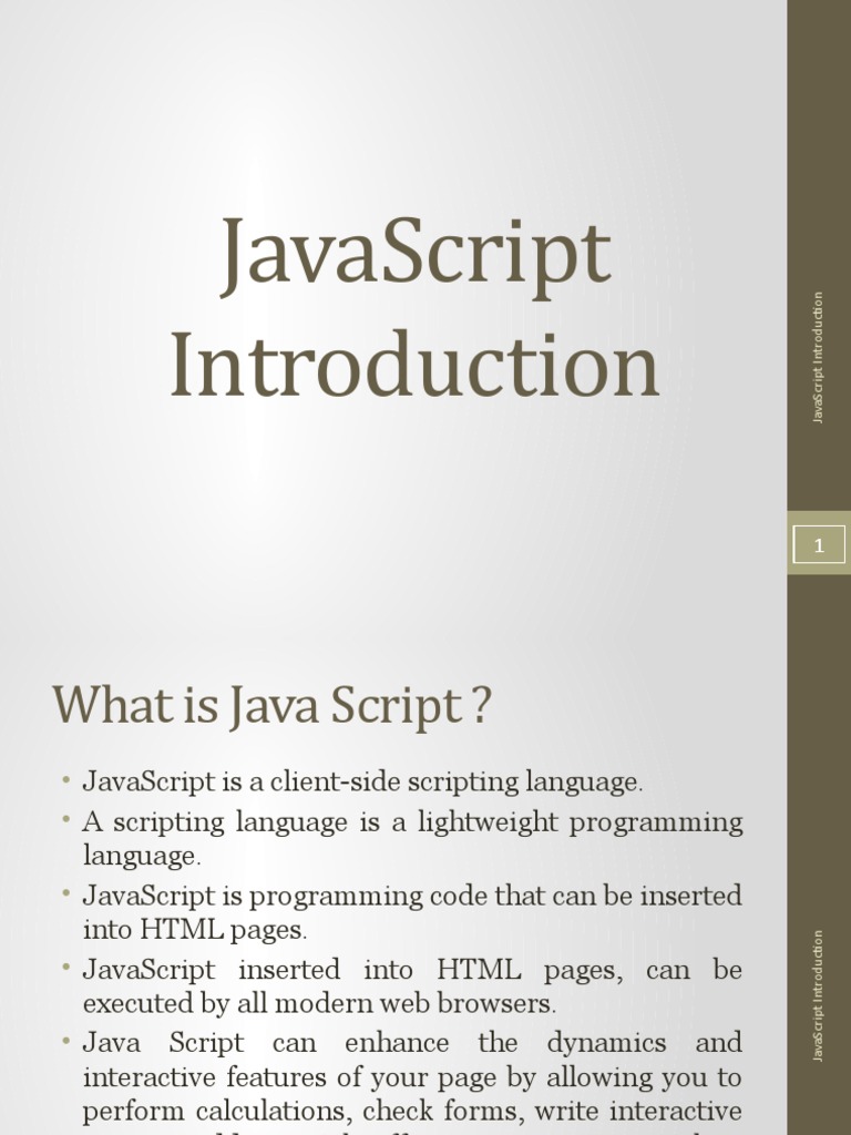 Javascript | PDF | Java Script | Dynamic Web Page