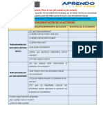 3º, 4º Ficha de Retroalimentación - 02 Setiembre