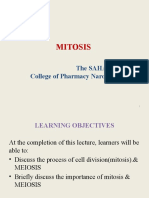 Mitosis: The Sahara College of Pharmacy Narowal