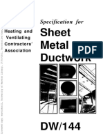 Specification For Heating and Ventilatin