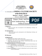 Q1W1 Understanding Culture Society and Politics