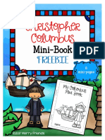 Freebie Christophercolumbus 8 Page Mini Book