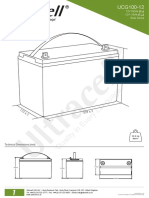 12V 100ah 12V 115ah Solar Series: Technical Dimensions (MM)