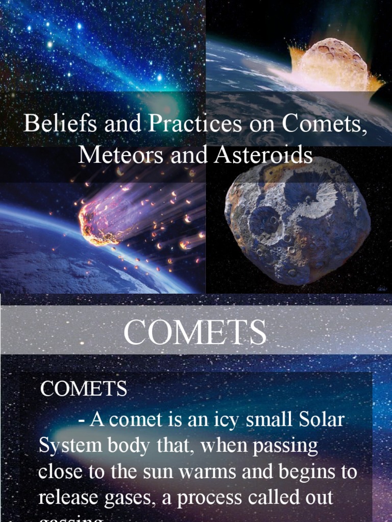 Beliefs and Practices On Comets, Meteors and PDF