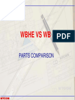 DIFERENCA Wbhe Vs WB Parts Comparison