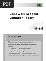 Basic Work Accident Causation Theory