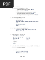 Is An Empty Set.: Let X 6 + y Let y X - 6